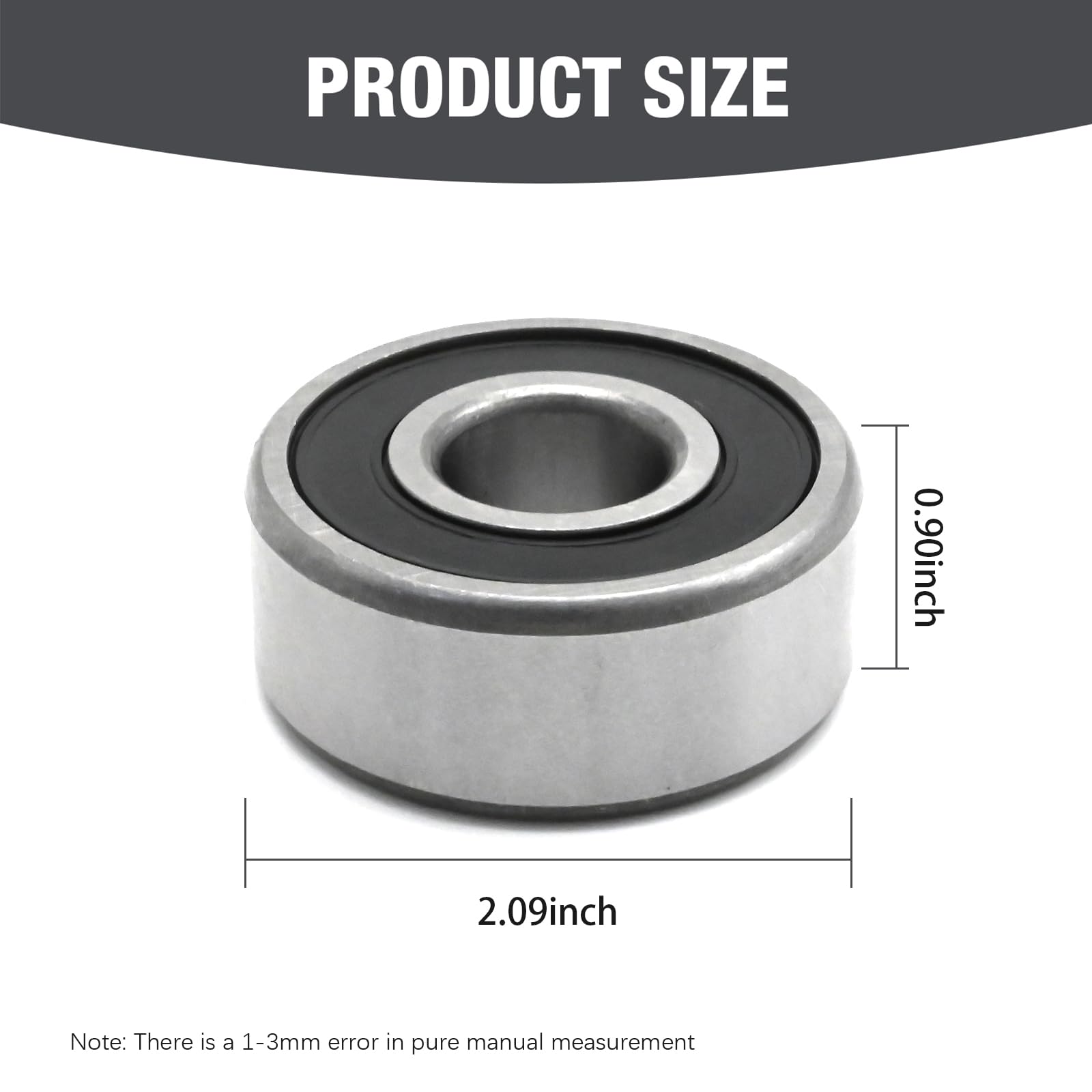 laffoonparts bearing side profile highlighting bore size for accurate fitment