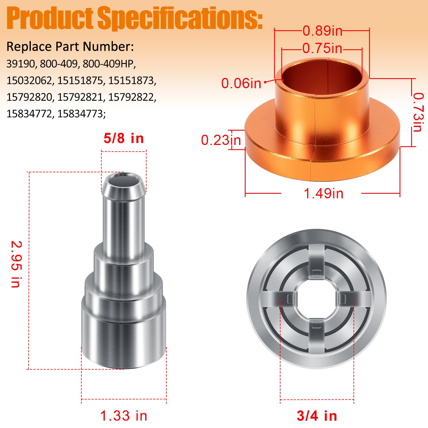 LAIKOU connector and tool side-by-side for size comparison and fit confirmation