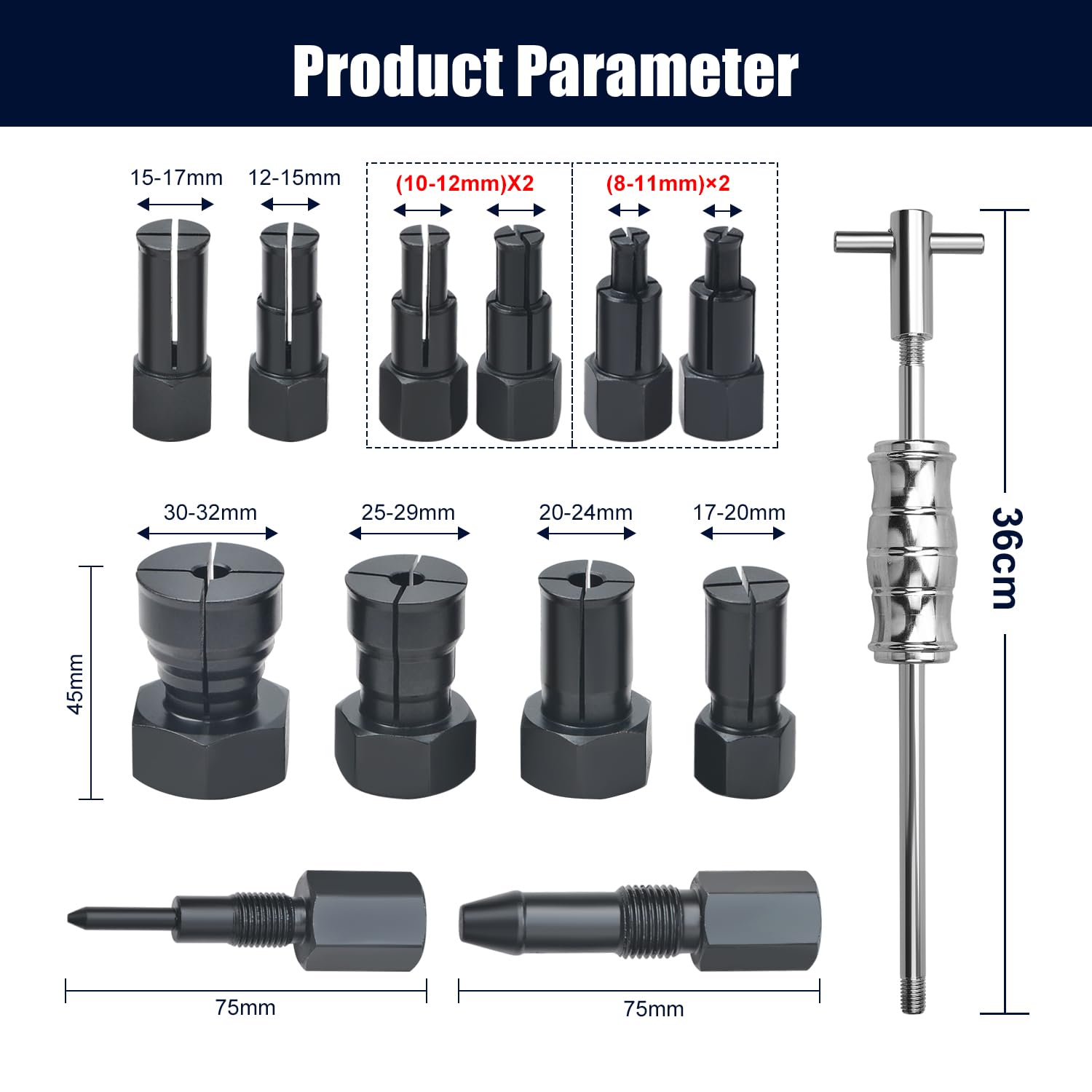LainKeen collet close-up showing expandable teeth and durable alloy steel for secure grip benefit