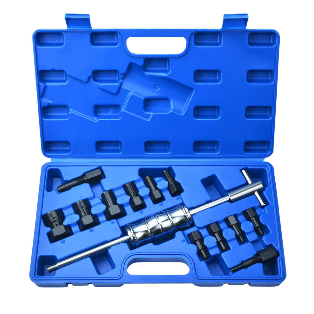 LainKeen slide hammer close-up highlighting grip and impact head for controlled extraction benefit