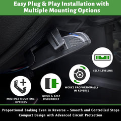 LAJBZ mounting bracket and snap-in clip for quick flexible installation