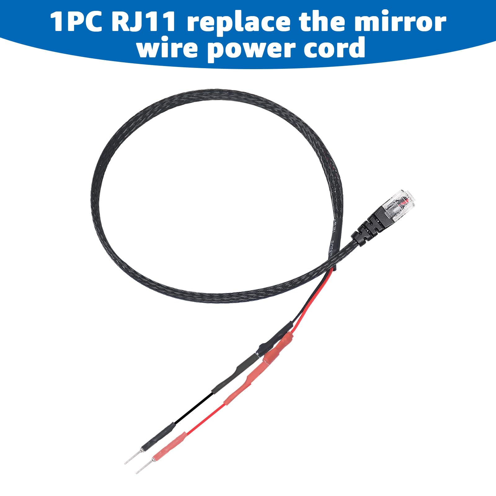 Lakapre multi-pin mirror tap pins ready to insert into mirror connector for clean install