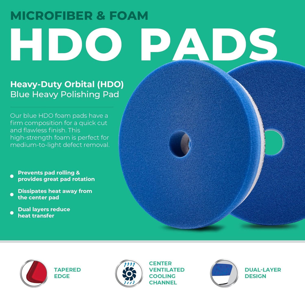 Lake Country pad mounted on orbital polisher demonstrating stable performance during use