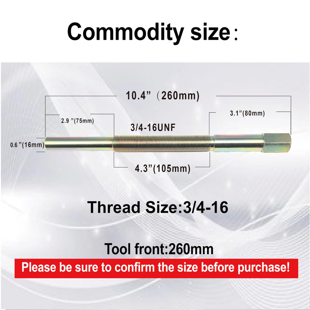 LAMBIS length comparison of both pullers showing correct sizing for clutches