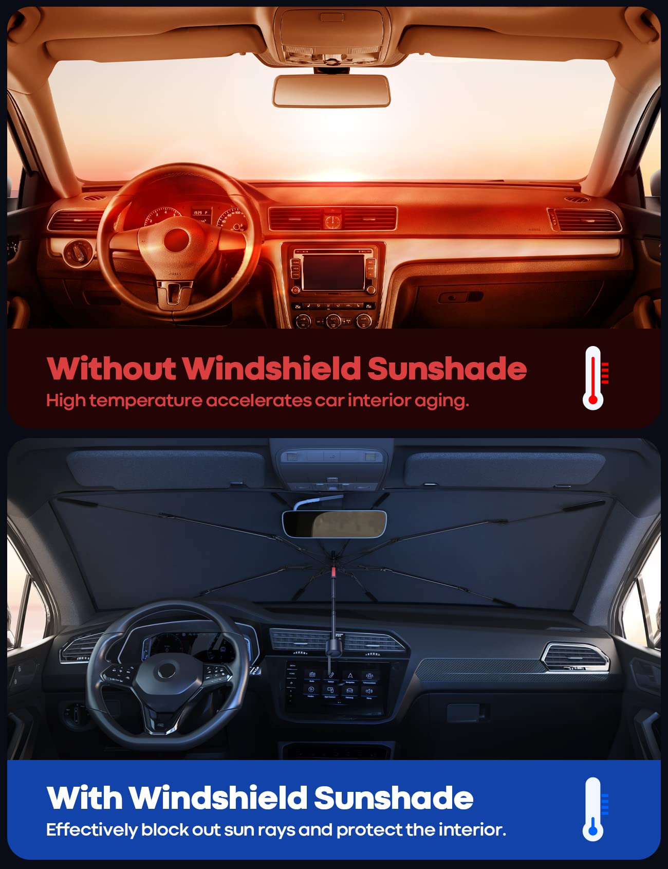 lamicall close-up of 5-layer coating texture reflecting sunlight for UV protection