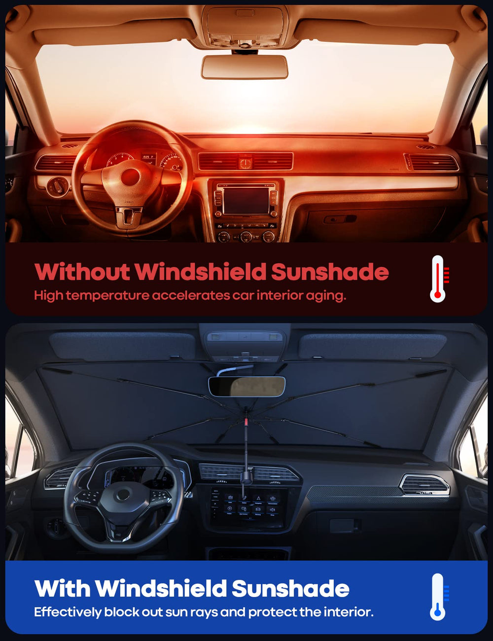 lamicall close-up of 5-layer coating texture reflecting sunlight for UV protection
