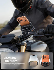 Lamicall detail of silicone clamp pads protecting phone from shocks