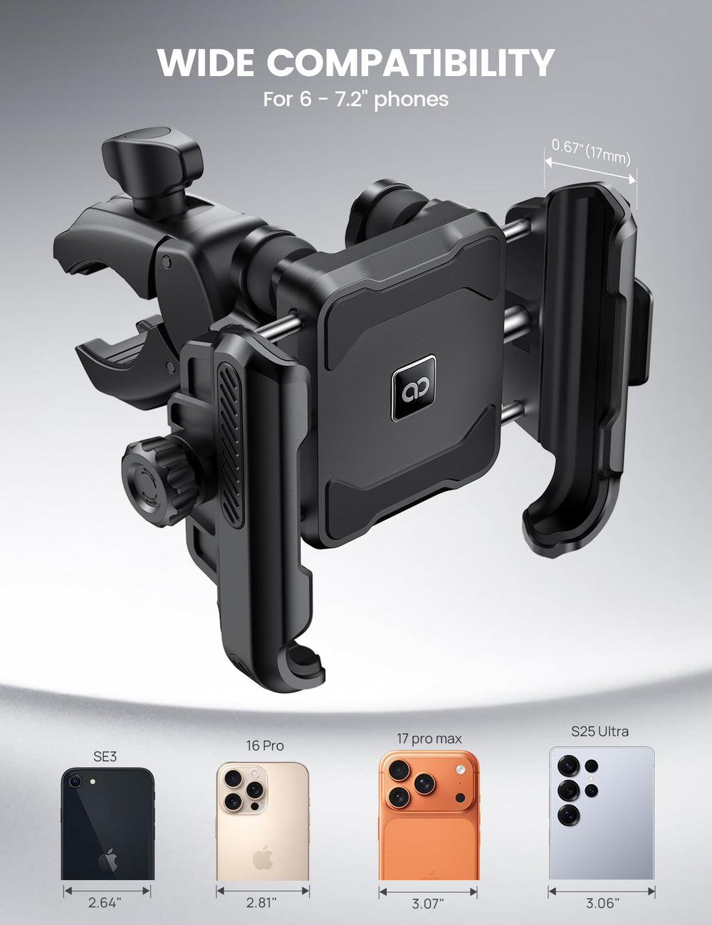 Lamicall semi-closed cradle leaving camera clear for recording benefit