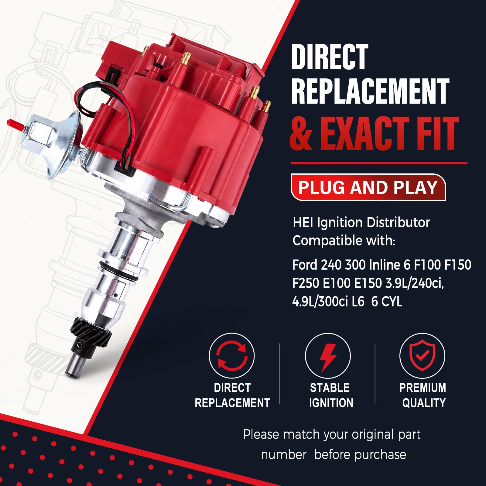 LaMulaAuto cap and rotor detail for reliable spark distribution