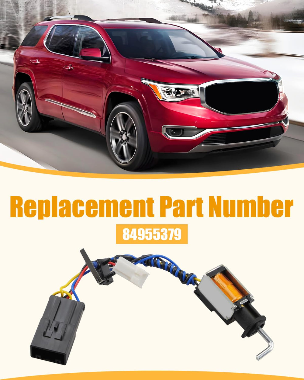 LANDSIN 84955379 installed in vehicle shifter area demonstrating direct-fit replacement benefit