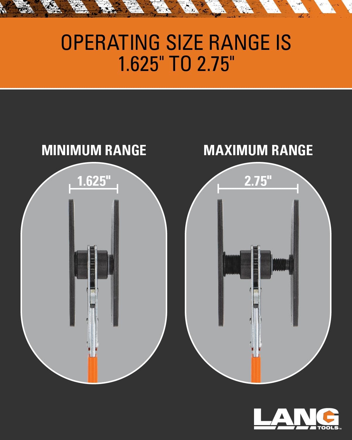 Lang Tools packaging and made-in-USA label emphasizing durable construction and provenance