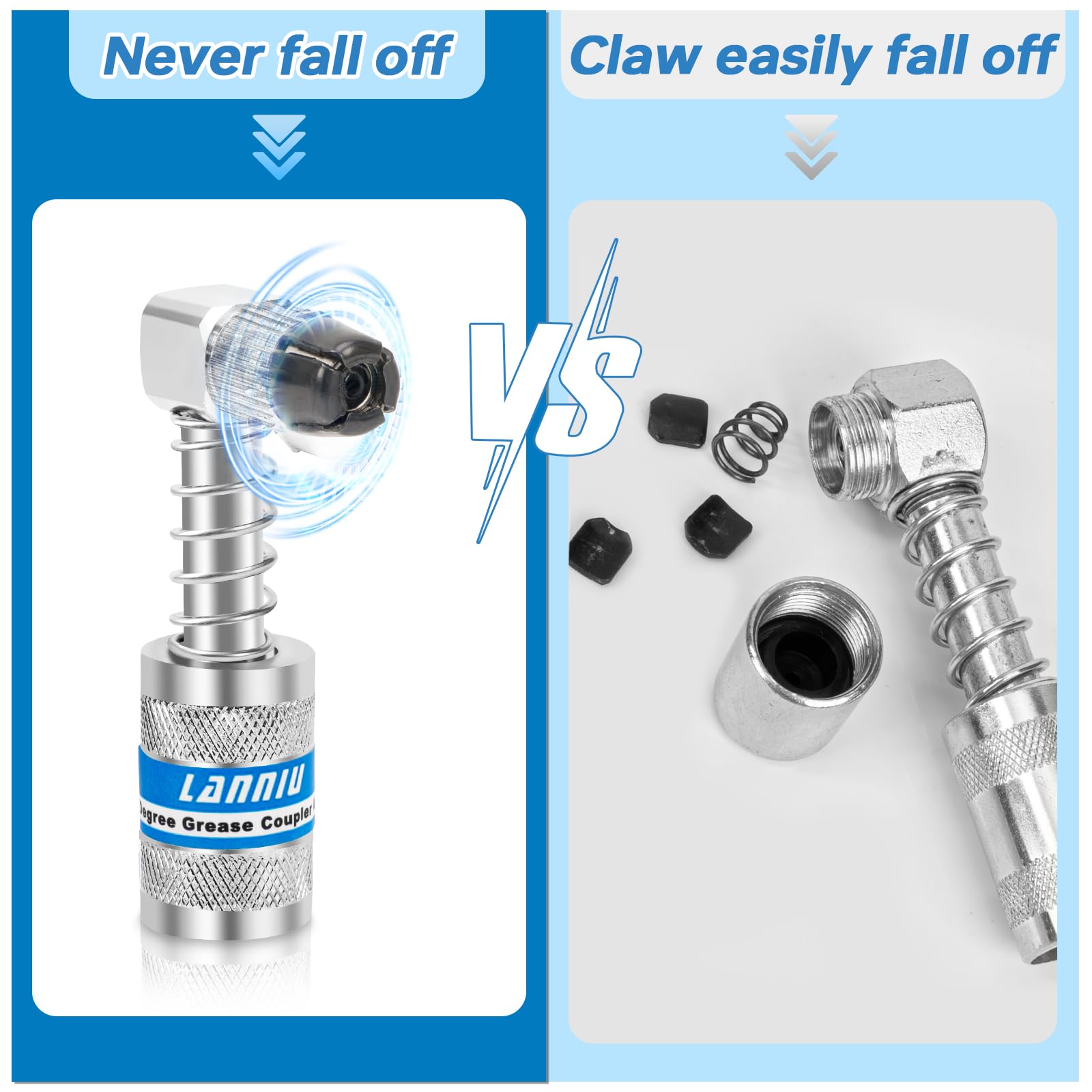 LANNIU grease gun lubricating vehicle joint for quicker maintenance