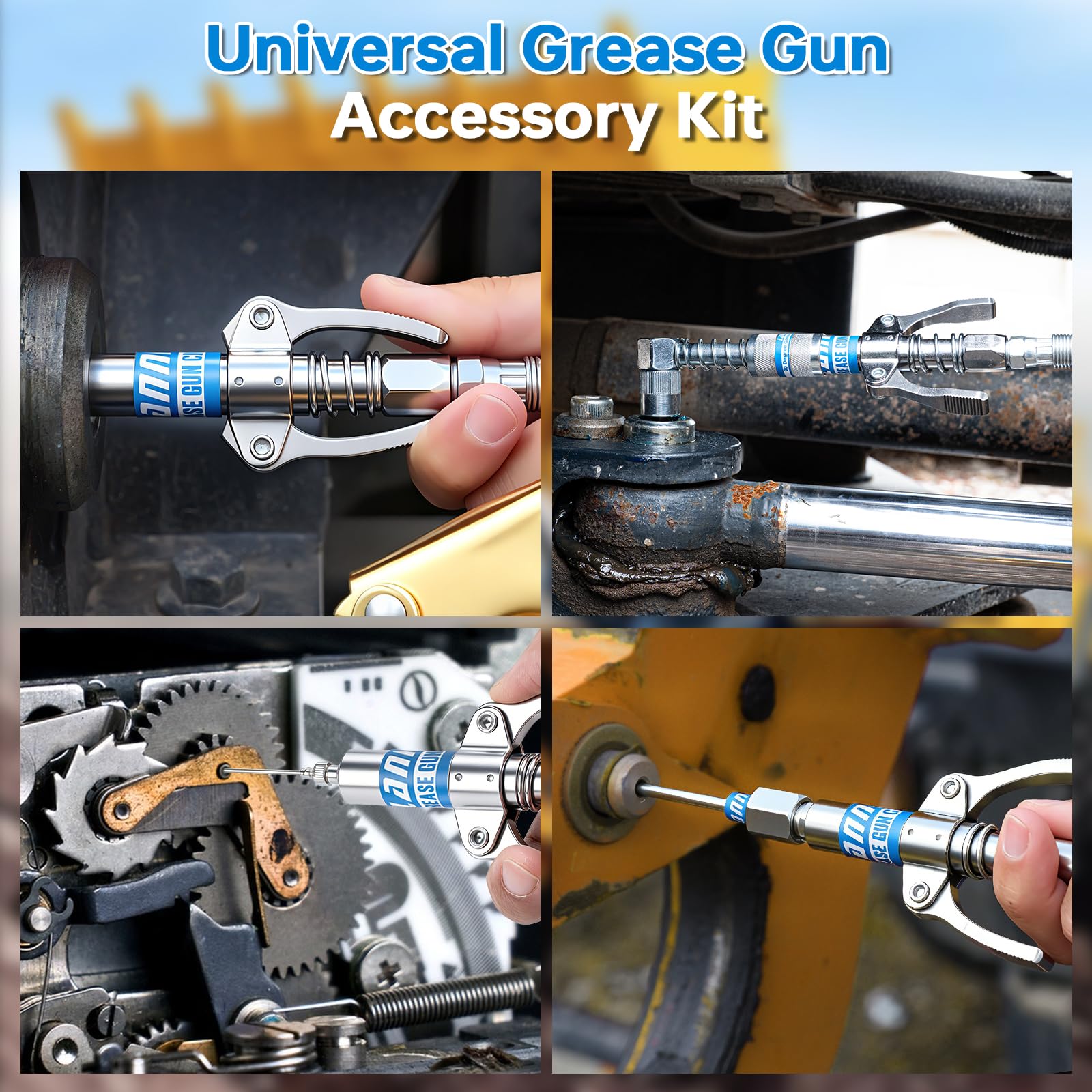 LANNIU coupler attached to tractor spindle demonstrating easy access benefit