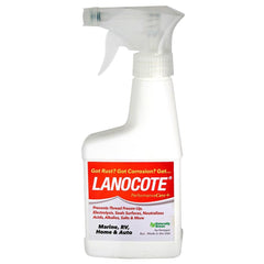 LanoCote used on boat hardware illustrating corrosion prevention benefit