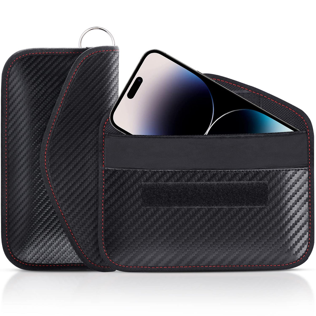 lanpard front packaging showing two faraday bags and brand benefits for secure storage