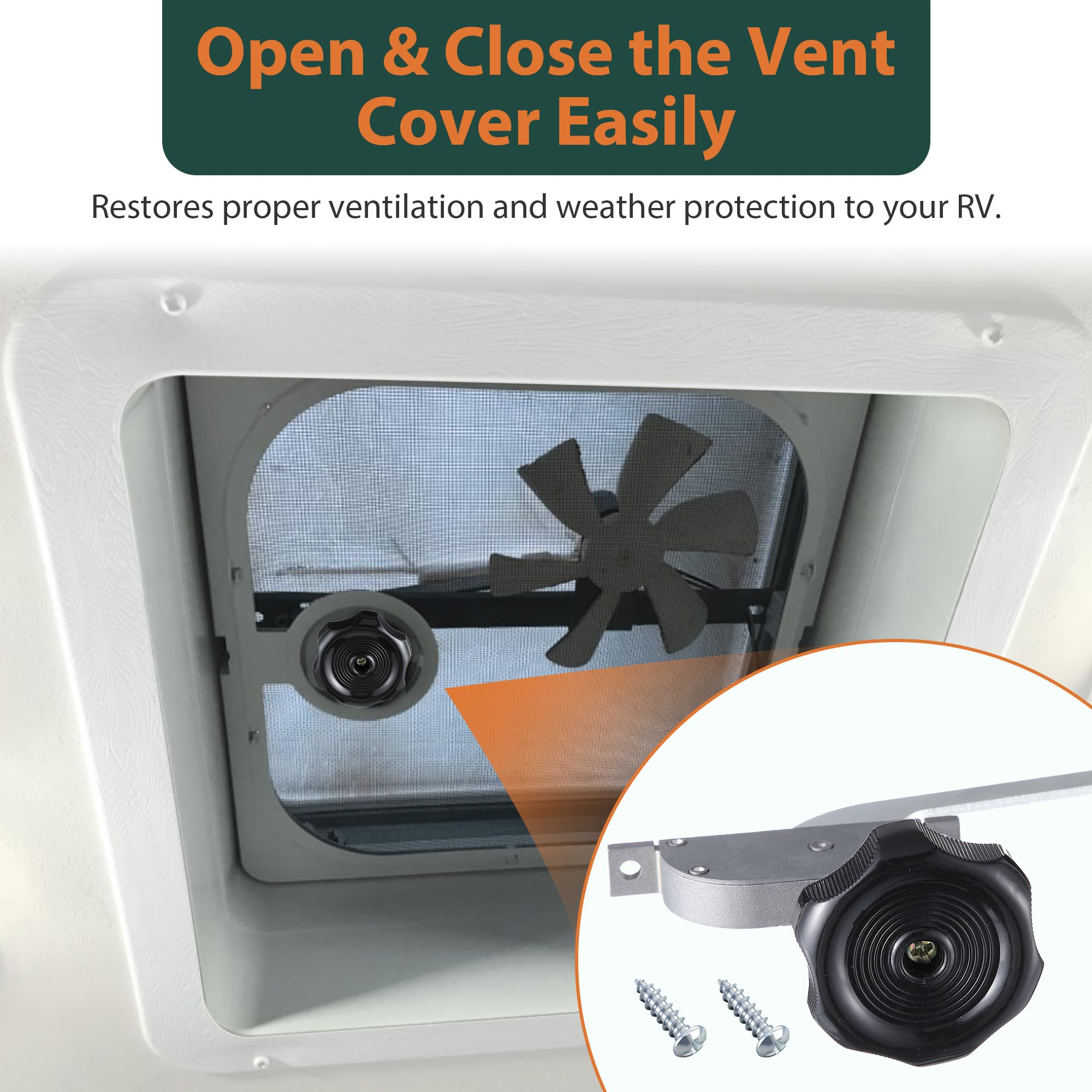 Lanties three screws and hardware displayed for quick installation convenience