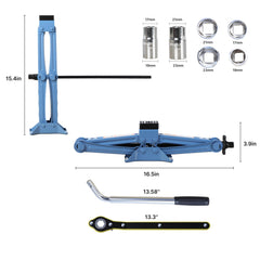 LARBANKE close-up of scissor jack top saddle highlighting secure vehicle contact