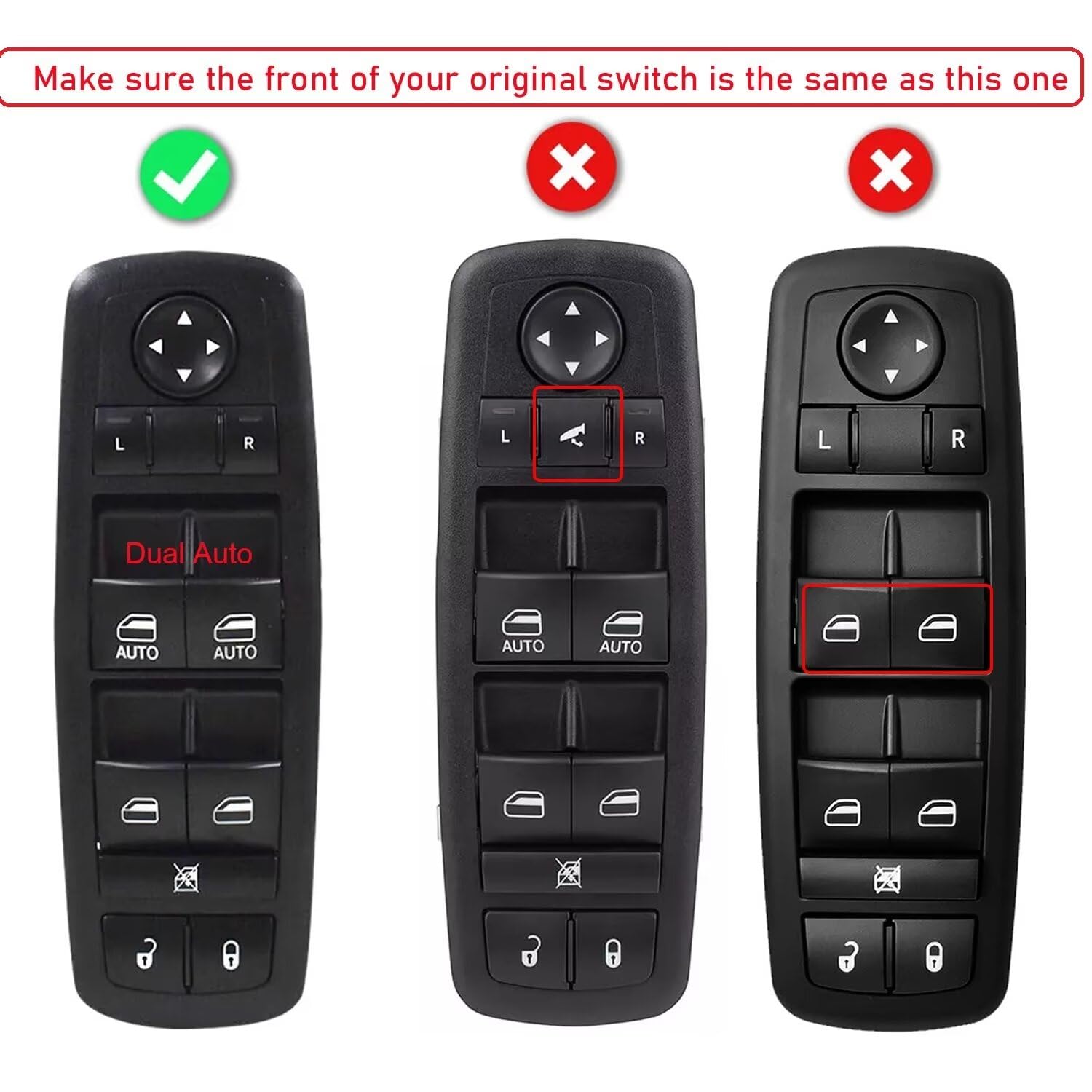 Larlansz close-up of switch buttons highlighting tactile surfaces and improved operation