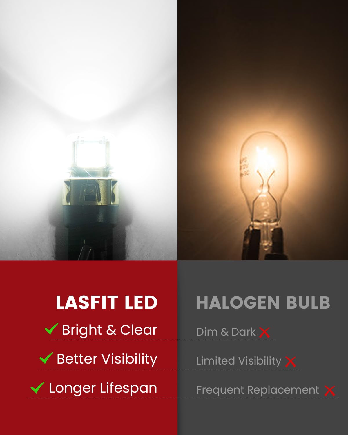 LASFIT side view highlighting aluminum heat-sink for steady thermal performance