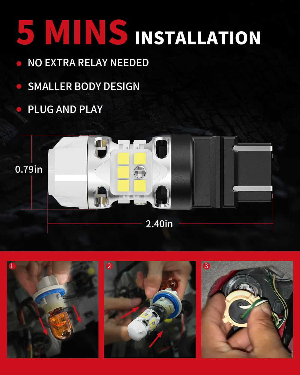 LASFIT connector and pin detail showing WT21W plug compatibility and easy installation