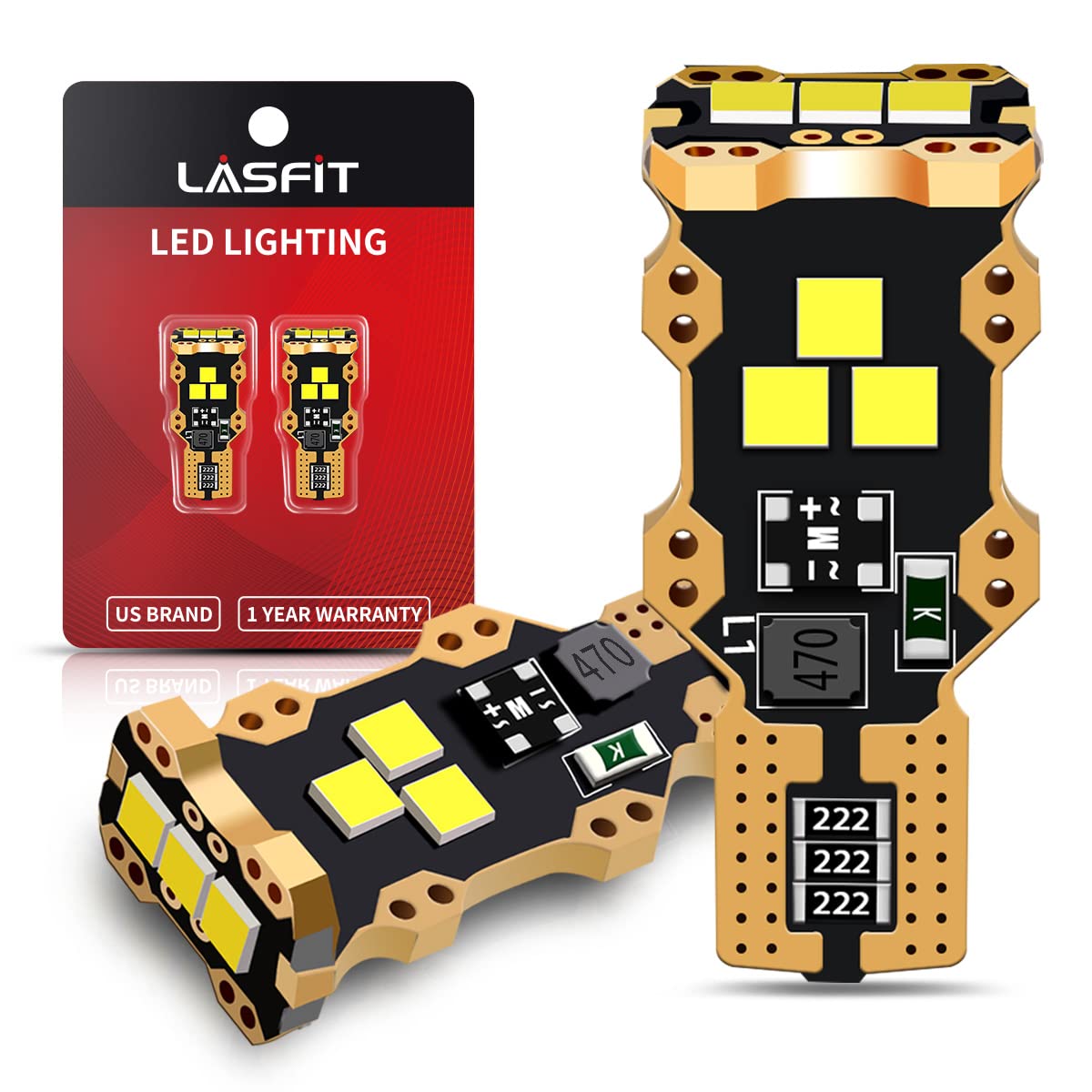 LASFIT front view of bulb showing compact design and bright output benefit