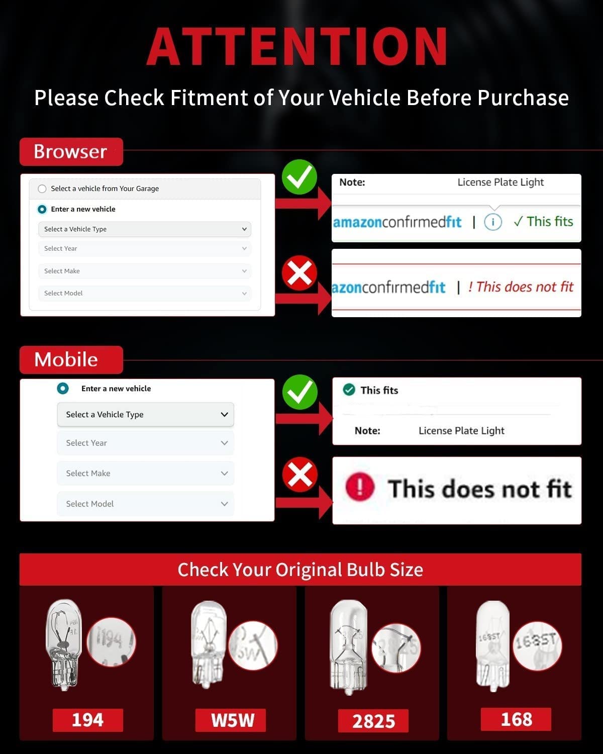 LASFIT installed in license plate light improving plate visibility at night