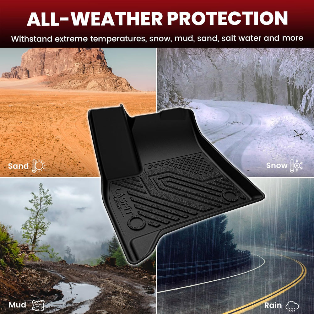 LASFIT mat beside ruler demonstrating precise fit and edge-to-edge coverage