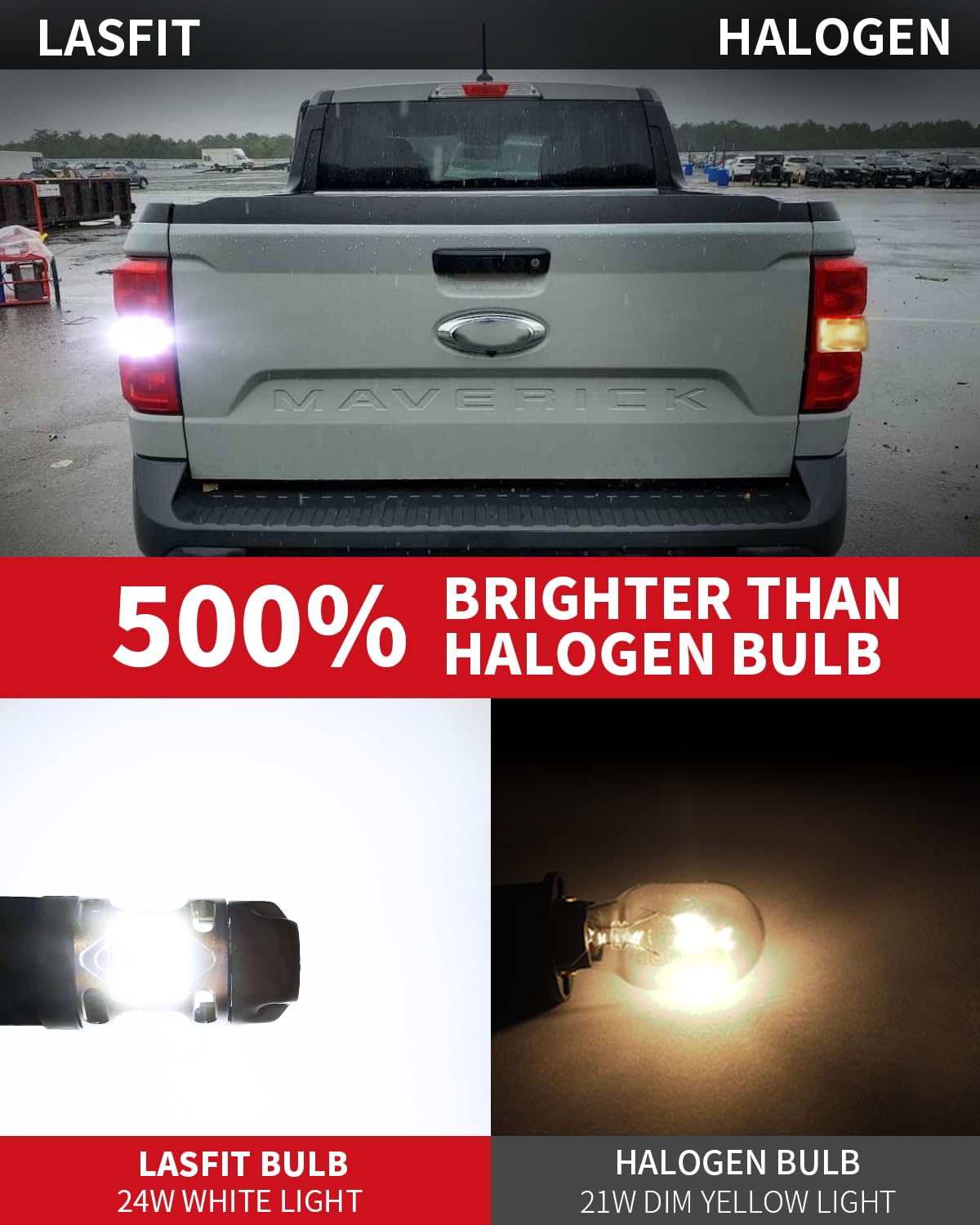 LASFIT side profile of aluminum body demonstrating heat-sink design and durable construction