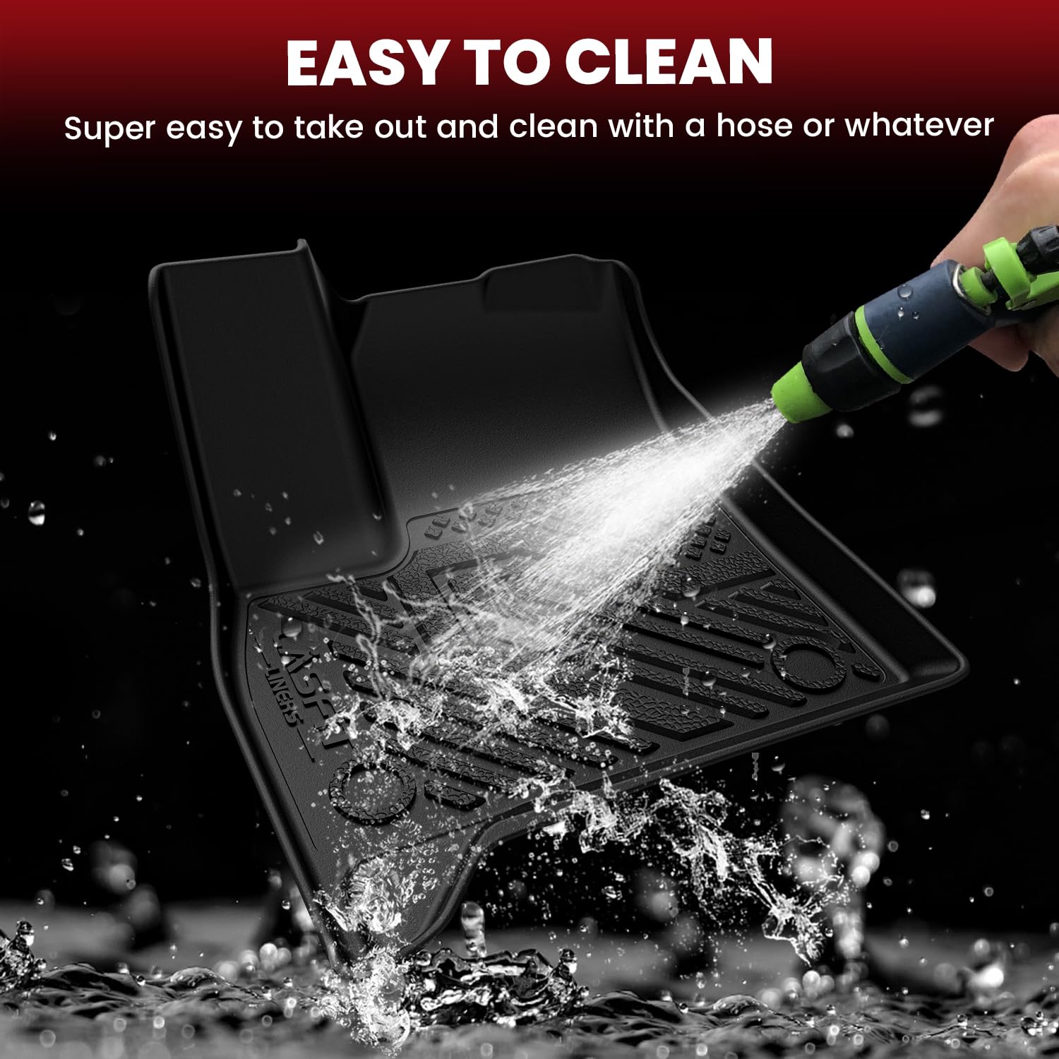 LASFIT TPE surface texture detail for easy cleaning and durable wear resistance