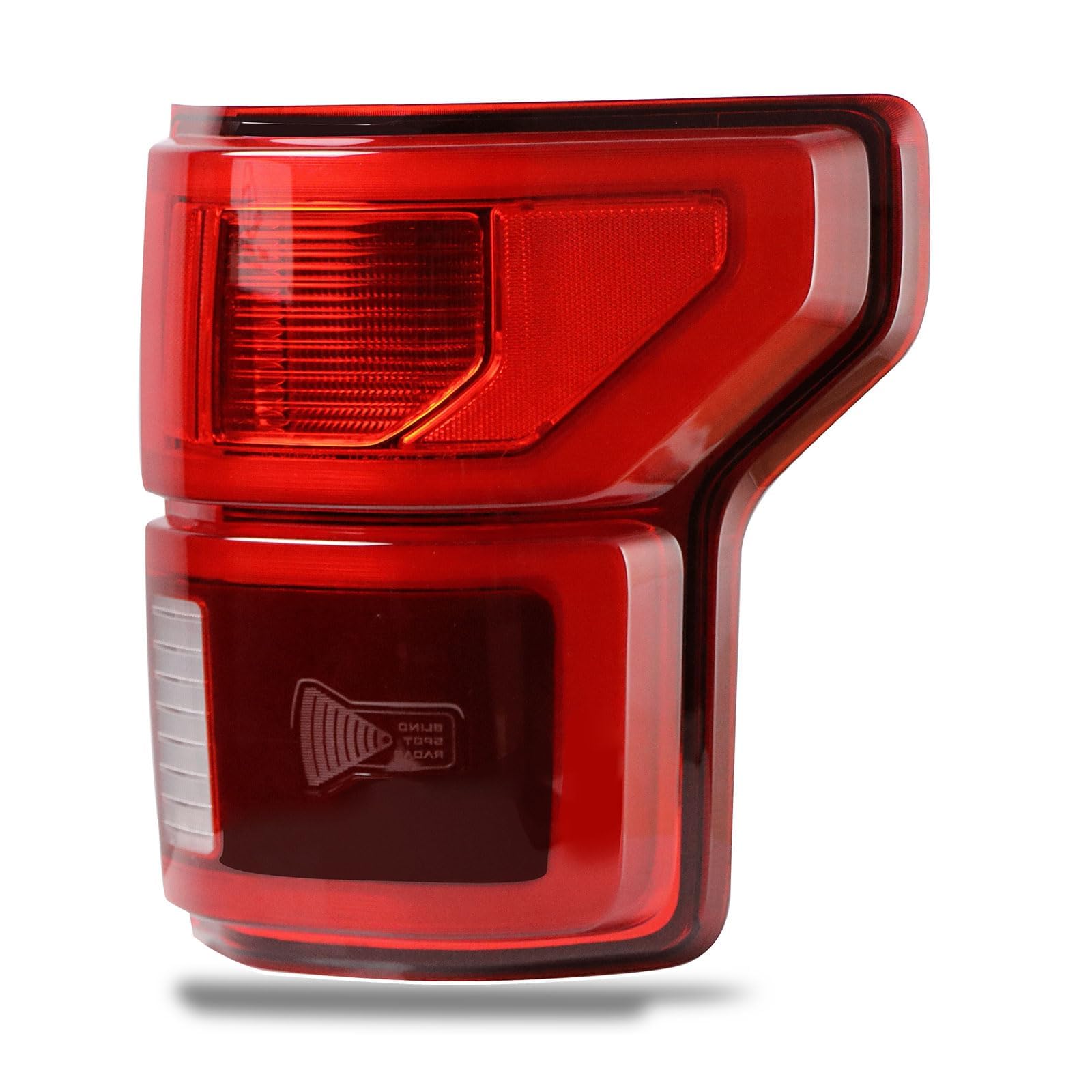 Lathsy passenger-side tail light front view showing fit and finish benefit