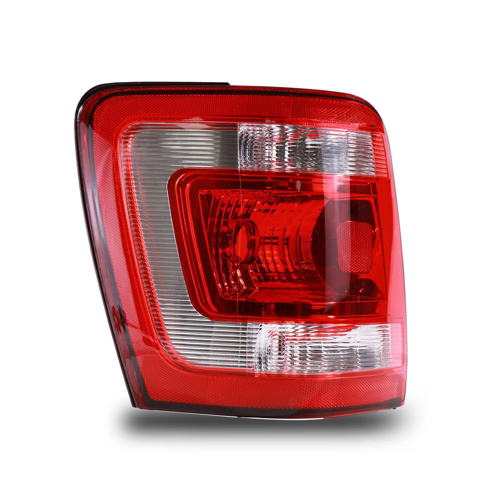 Lathsy left tail light front view showing clean lens and fit