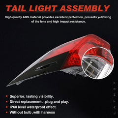 Lathsy tail light installed on RAV4 passenger side showing restored rear appearance