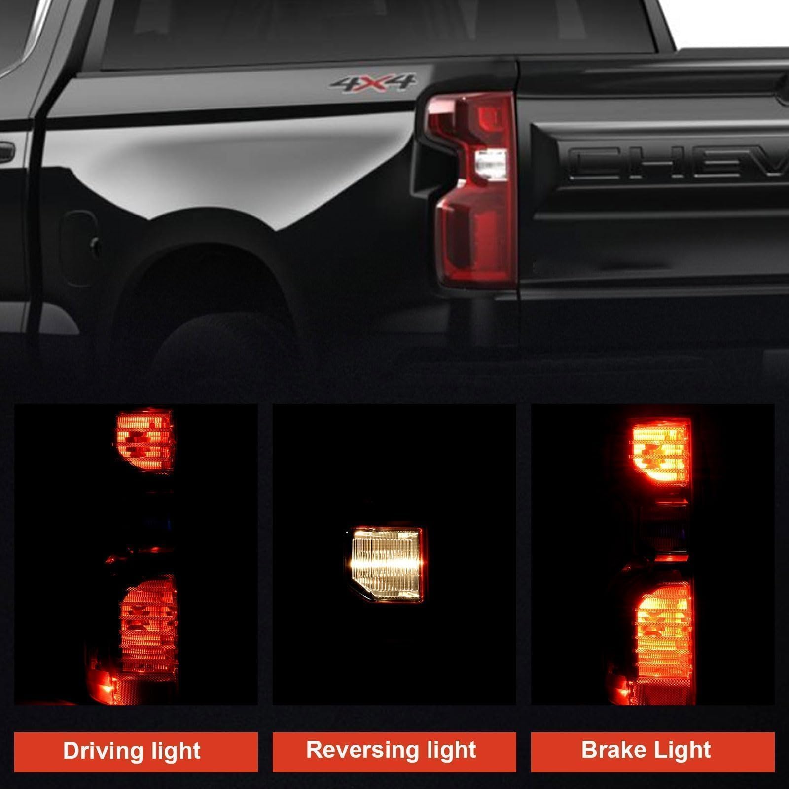 Lathsy packaged tail light with included bulb ready for install