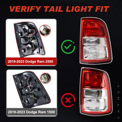 Lathsy tail light back showing connector and mounts for easy installation benefit
