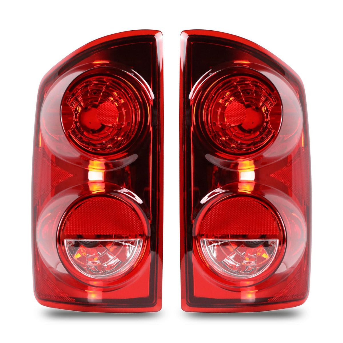 Lathsy front view of tail light assembly showing fit and finish for clear replacement