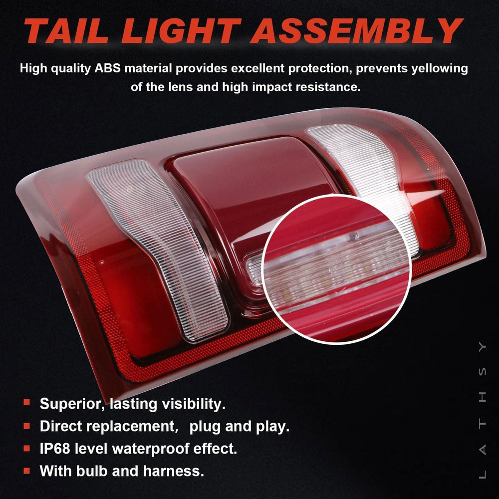 Lathsy tail light seal and gasket detail showing water resistance benefit