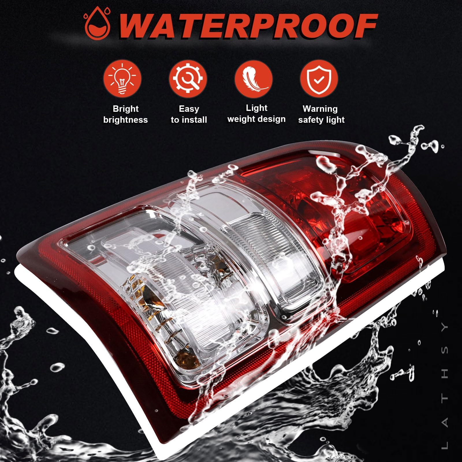 Lathsy sealing and gasket detail to prevent water and fogging benefit