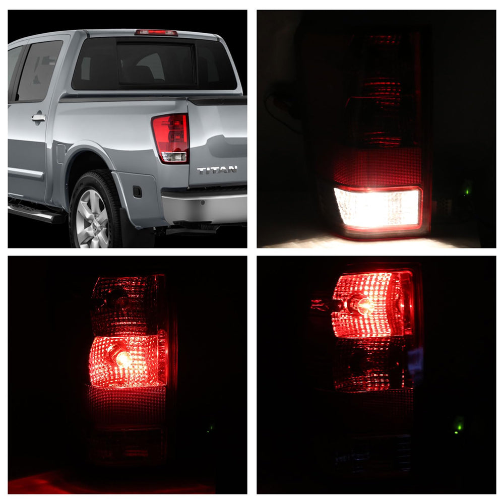 Lathsy tail light next to ruler showing compact sizing for easy replacement