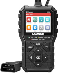 LAUNCH CR529 front view showing compact handheld design and easy grip