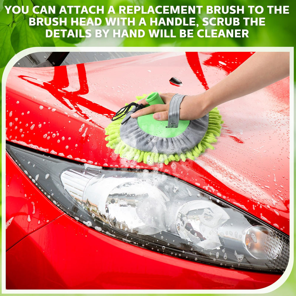 Layhit in use washing car door demonstrating safe paint protection