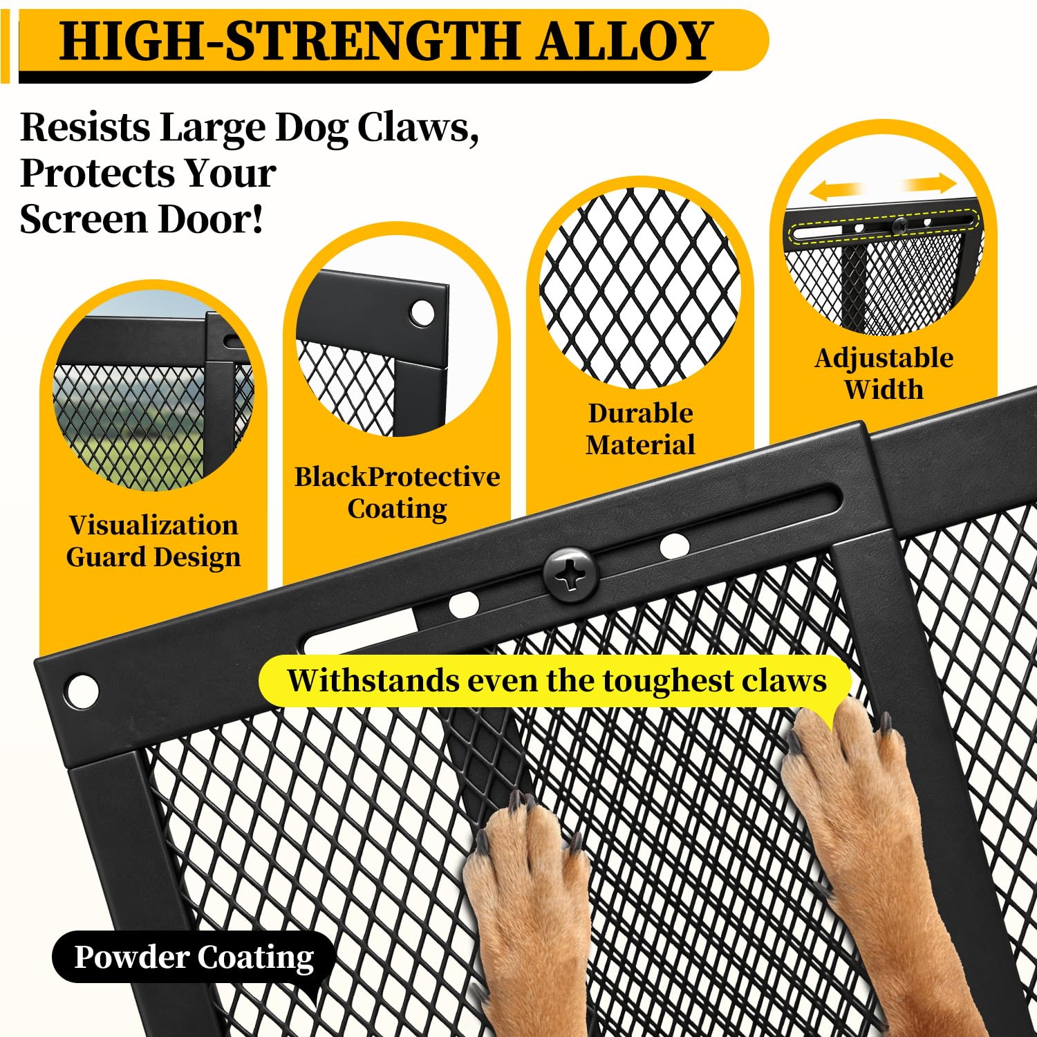 LCGAOYA adjustment mechanism detail showing easy width customization