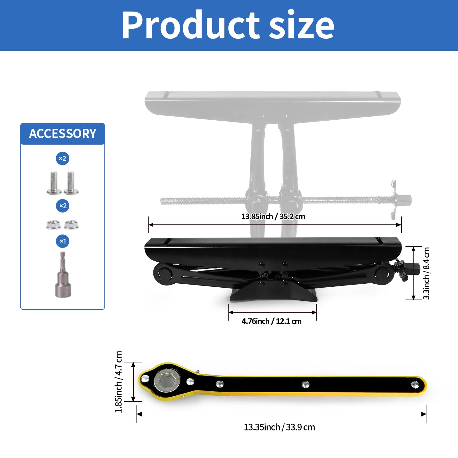 LCGAOYA compact folded profile for easy storage and space-saving transport