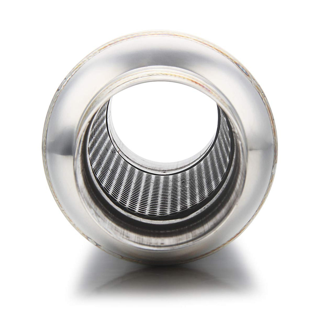 LCGP resonator on performance car showing improved exhaust tone and style