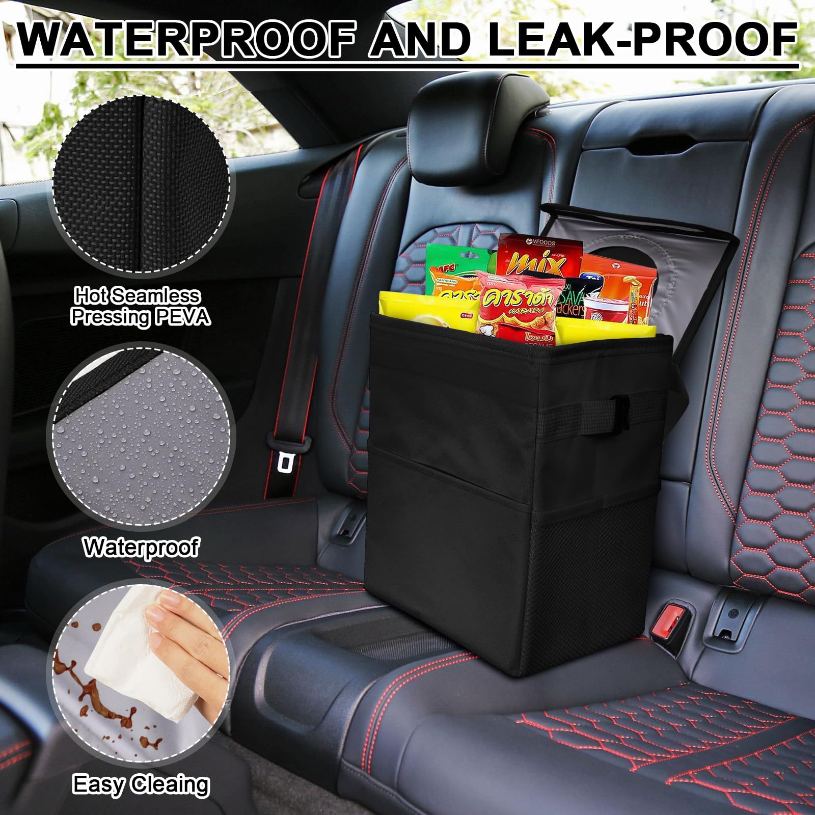 LCMWHOP lifestyle in family car, keeps vehicle clean and convenient on trips
