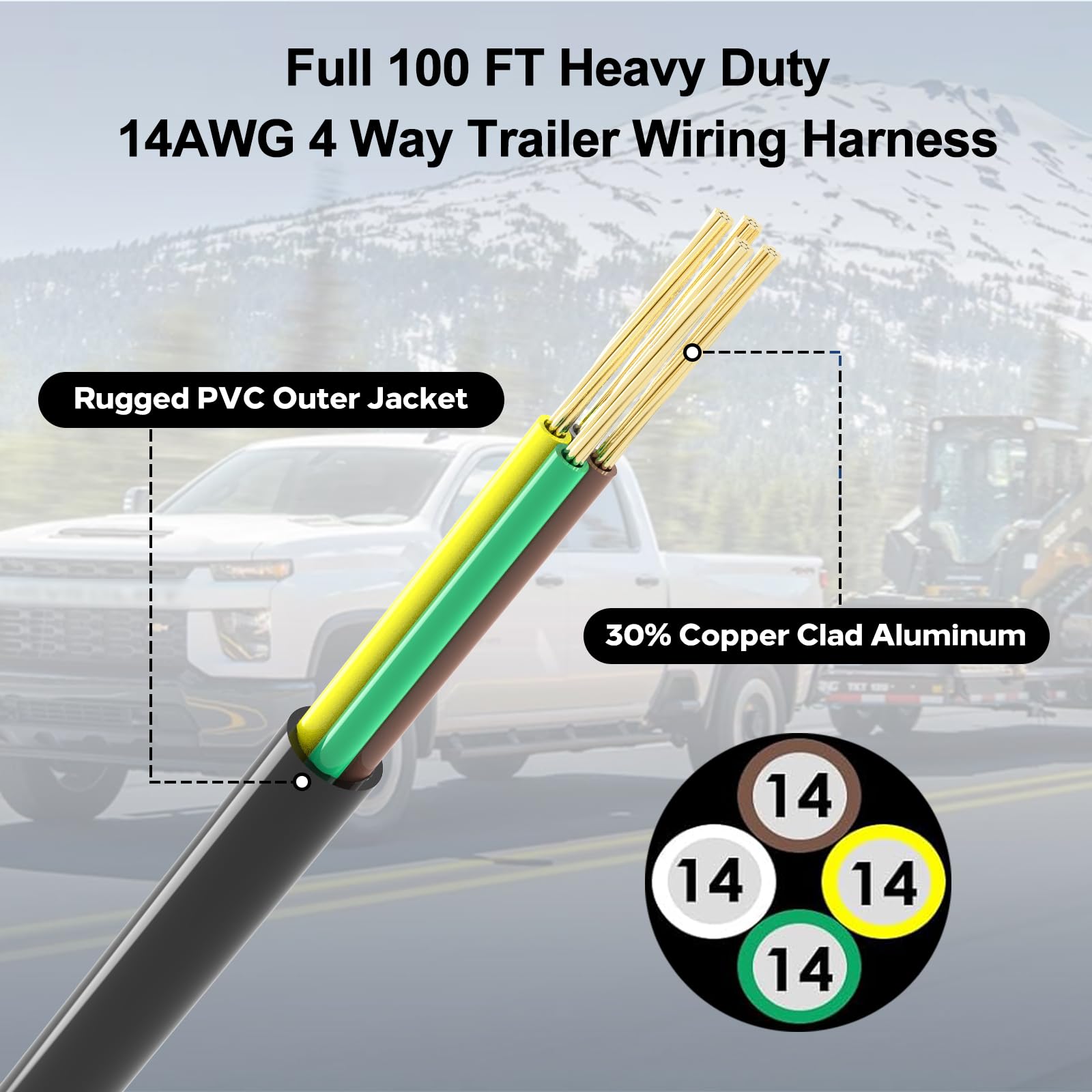 Lcrslitx length comparison against a ruler showing full 100-foot coverage advantage