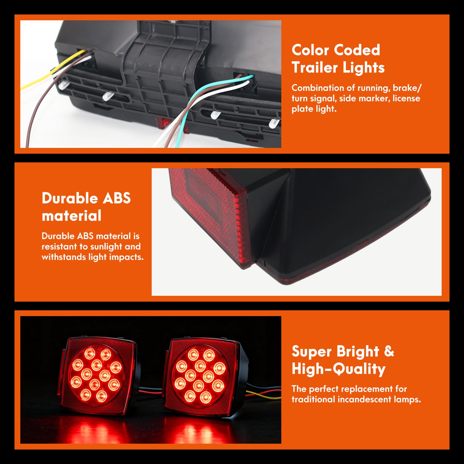 Lcrslitx lights next to ruler for scale showing compact size and fitment benefit