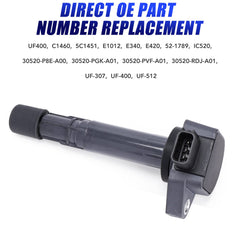 LCWRGS coil connector detail, showing OEM-style plug for easy plug-and-play installation