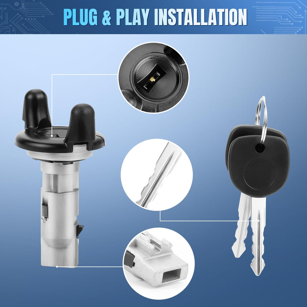LCWRGS close-up of cylinder keyway and plastic texture showing precise fit durability