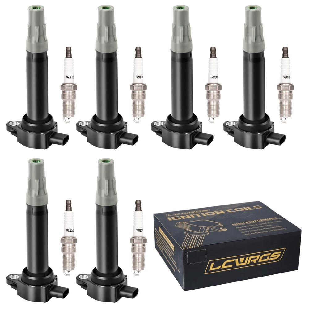 LCWRGS front packaging showing complete coil and spark plug kit and easy replacement benefit