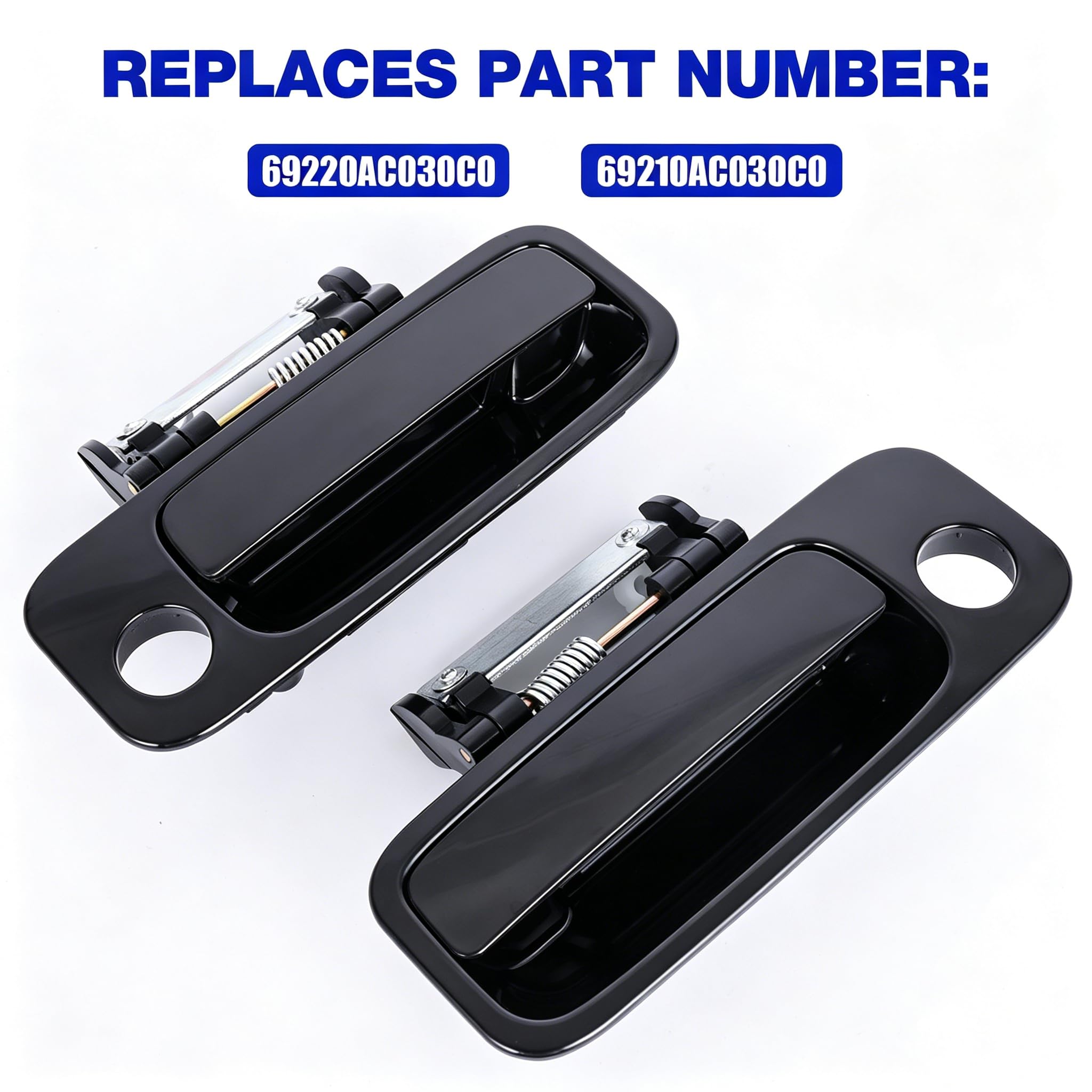 LCWRGS handle mounted on Avalon door illustrating proper fit